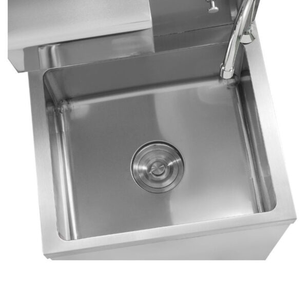 Lave-Mains Commande au Pied avec Savon et Distributeur de papier – Image 4