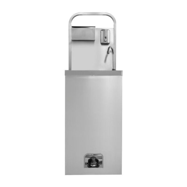 Lave-Mains Commande au Pied avec Savon et Distributeur de papier – Image 9
