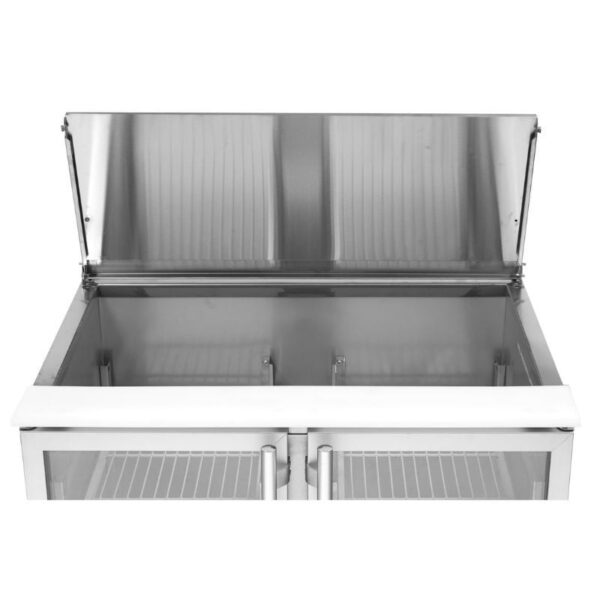 Saladette Compacte - 2 Portes Vitrées à Toit Ouvrant – Image 3