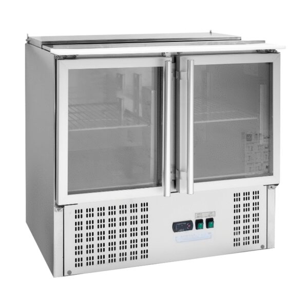 Saladette Compacte - 2 Portes Vitrées à Toit Ouvrant – Image 6
