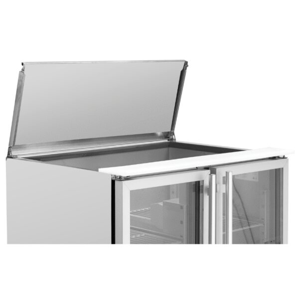 Saladette Compacte - 2 Portes Vitrées à Toit Ouvrant – Image 8