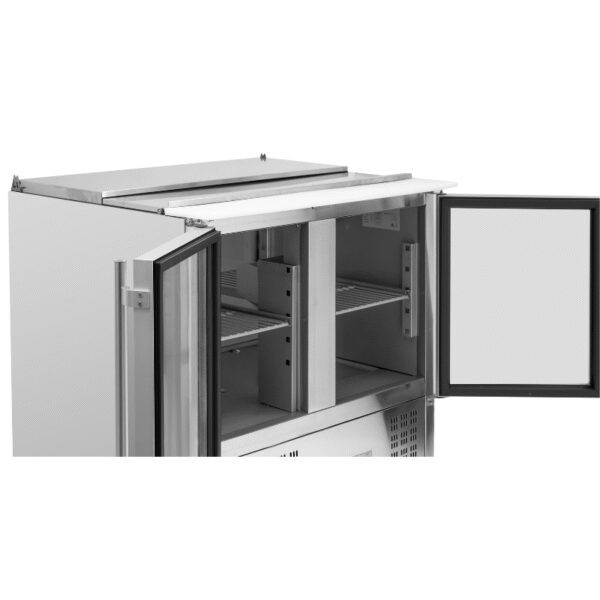 Saladette Compacte - 2 Portes Vitrées à Toit Ouvrant – Image 9