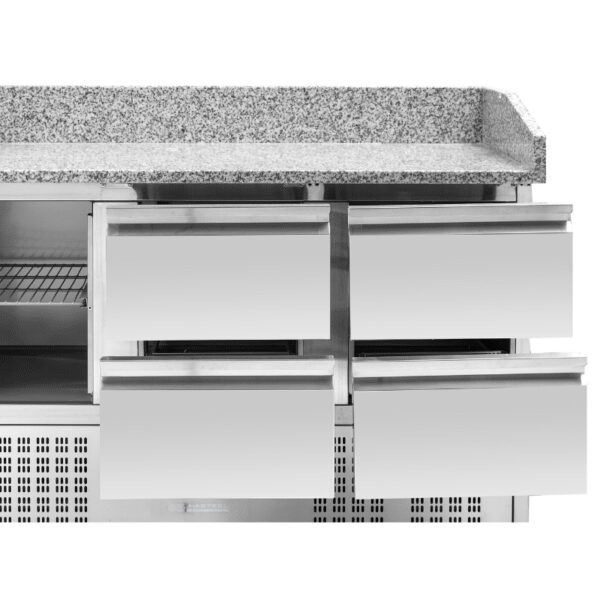 Meuble à Pizza Réfrigéré Compact 600x400 - 1 Porte et 4 Tiroirs – Image 7