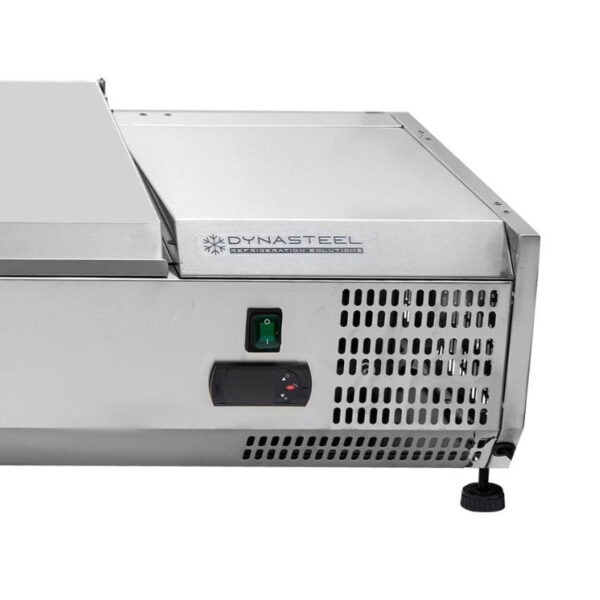 Saladette Réfrigérée à Poser Couvercle Inox - 8 x GN 1/3 – Image 3