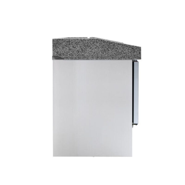 Meuble à Pizza Réfrigéré Compact 600x400 - 3 Portes Vitrées – Image 6