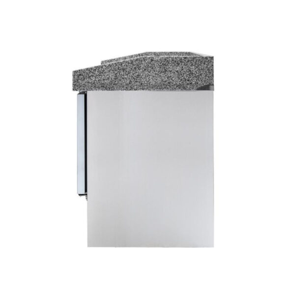 Meuble à Pizza Réfrigéré Compact 600x400 - 3 Portes Vitrées – Image 7