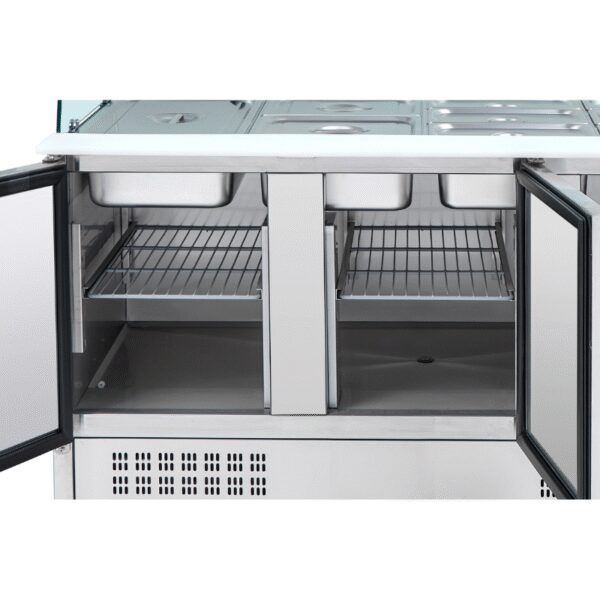 Saladette Réfrigérée 4 GN 1/1 - 3 Portes – Image 8