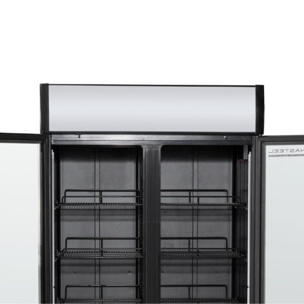 Vitrine à Boissons Réfrigérée - 2 Portes - 736 L avec Canopy