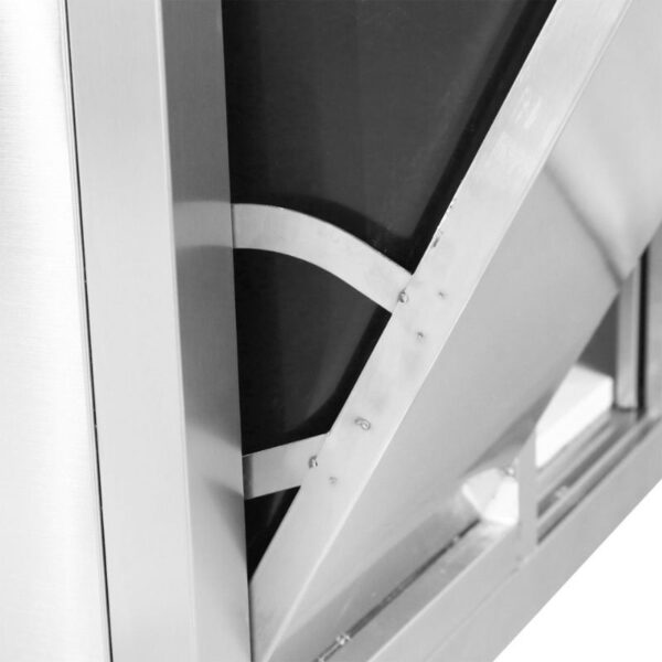Meuble Plonge 1 Bac avec Dosseret et Poubelle - 1200 x 600 mm – Image 2