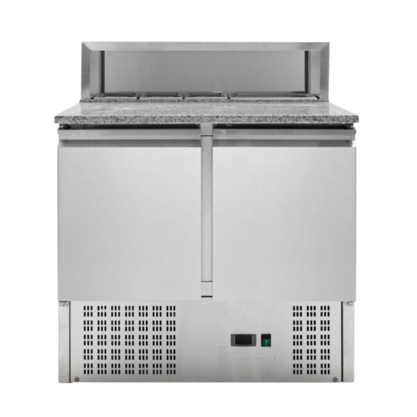 Meuble à Pizza Réfrigéré - 2 Portes - 5 Bacs GN 1/6 – Image 16