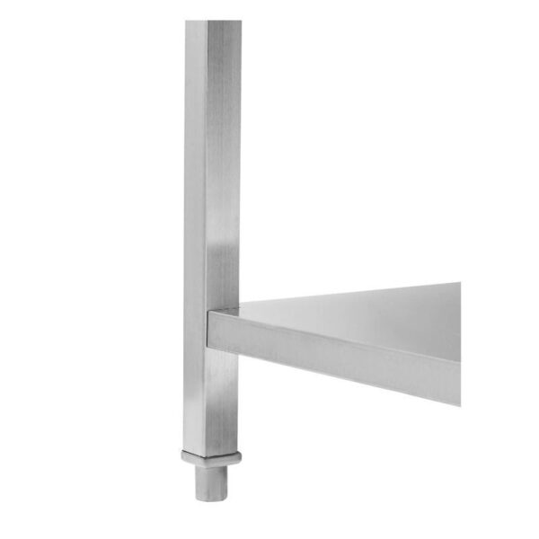 Table Inox avec Dosseret et Etagère - 1000 x 600 mm – Image 14