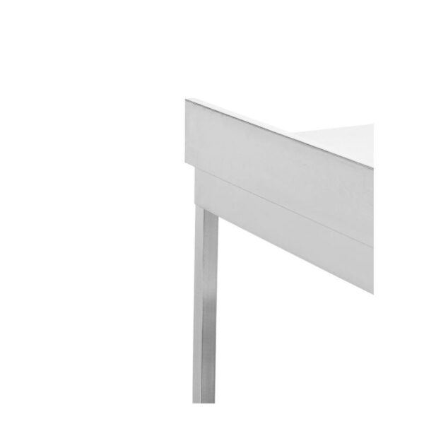 Table Inox avec Dosseret et Etagère - 1000 x 600 mm – Image 7