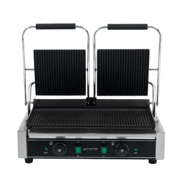 Grill Panini Double à Plaques Rainurées – Image 4