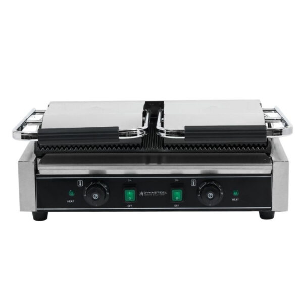 Grill Panini Double à Plaques Rainurées – Image 21