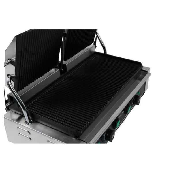 Grill Panini Double à Plaques Rainurées – Image 6