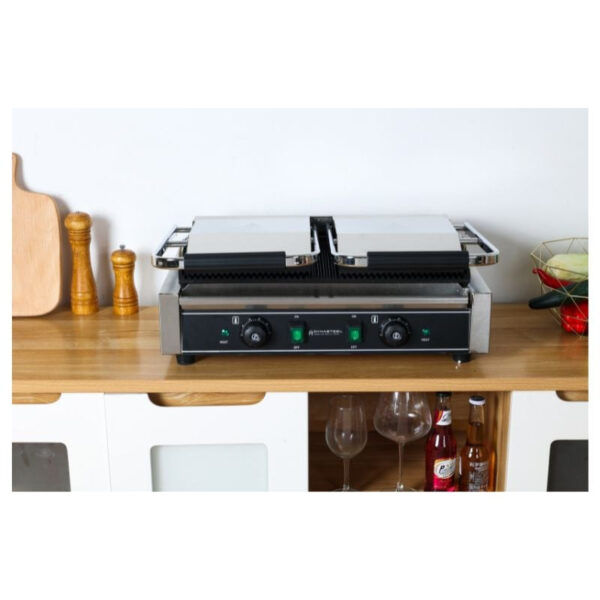 Grill Panini Double à Plaques Rainurées – Image 15