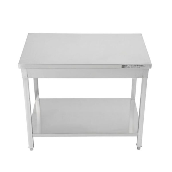 Table Inox Centrale avec Etagère - 1000 x 600 mm – Image 11