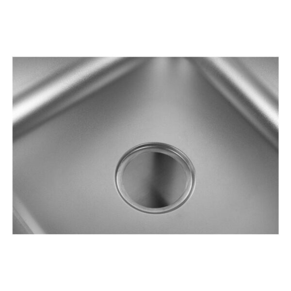 Plonge 1 Bac avec Dosseret et Etagère - 600 x 600 mm – Image 3