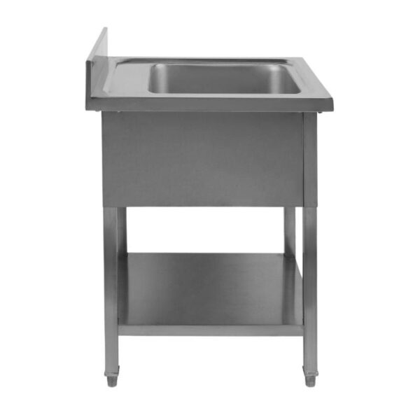 Plonge 1 Bac avec Dosseret et Etagère - 600 x 600 mm – Image 23