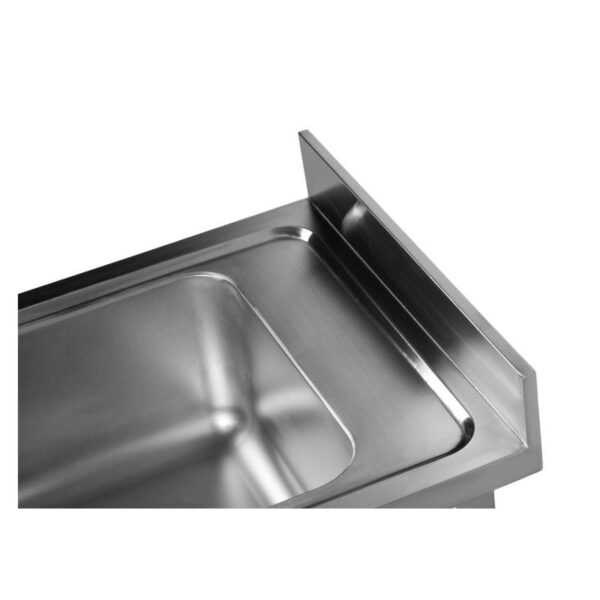 Plonge 1 Bac avec Dosseret et Etagère - 600 x 600 mm – Image 16