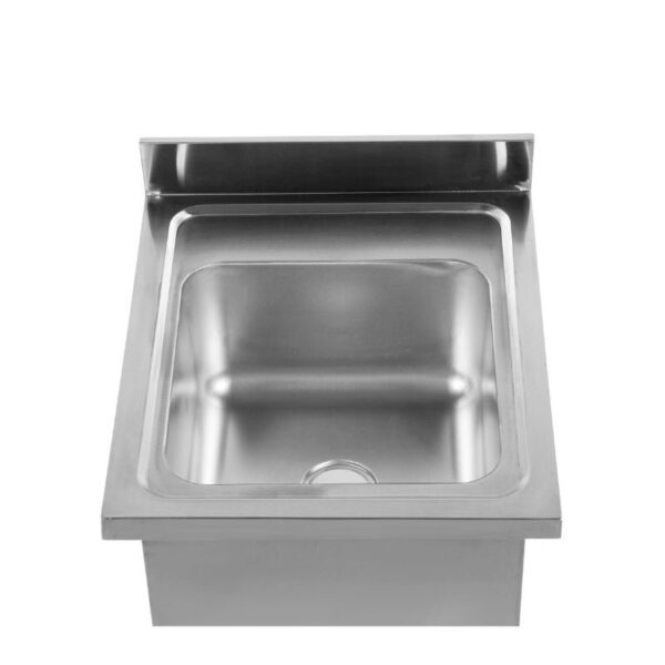 Plonge 1 Bac avec Dosseret et Etagère - 600 x 600 mm – Image 8
