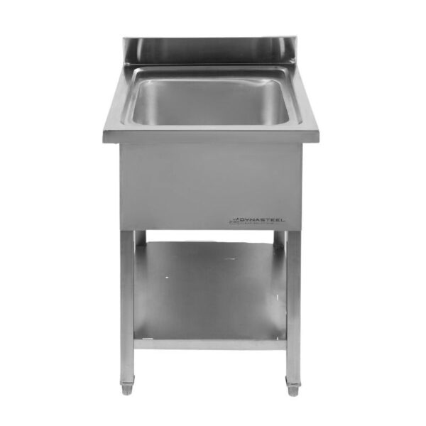 Plonge 1 Bac avec Dosseret et Etagère - 600 x 600 mm – Image 9