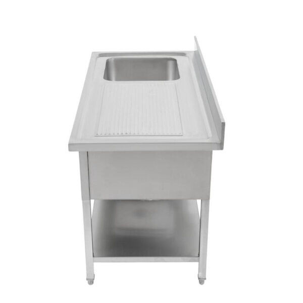 Plonge 1 Bac avec Dosseret et Etagère - 1200 x 600 mm – Image 27