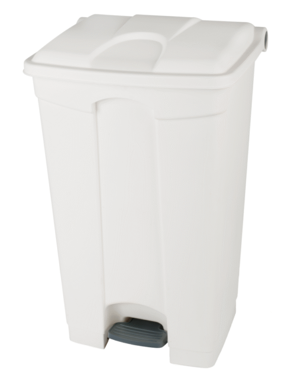 Container 90l blanc couvercle blanc haccp - LE VRAI PROFESSIONNEL - Équipements des locaux