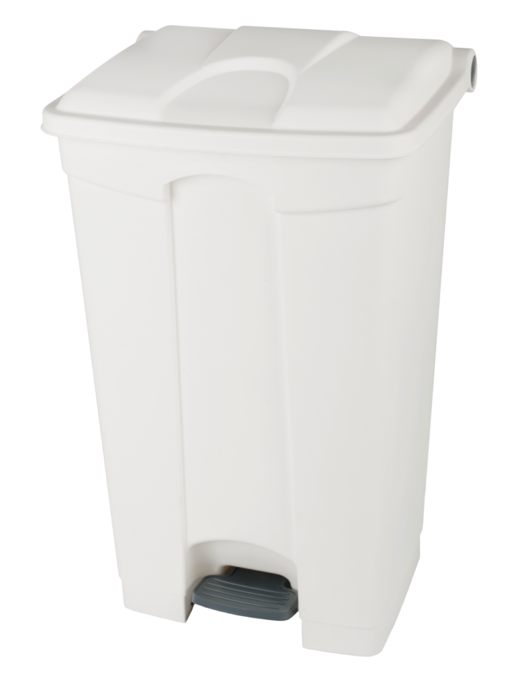 Container 90l blanc couvercle blanc haccp - LE VRAI PROFESSIONNEL - Équipements des locaux
