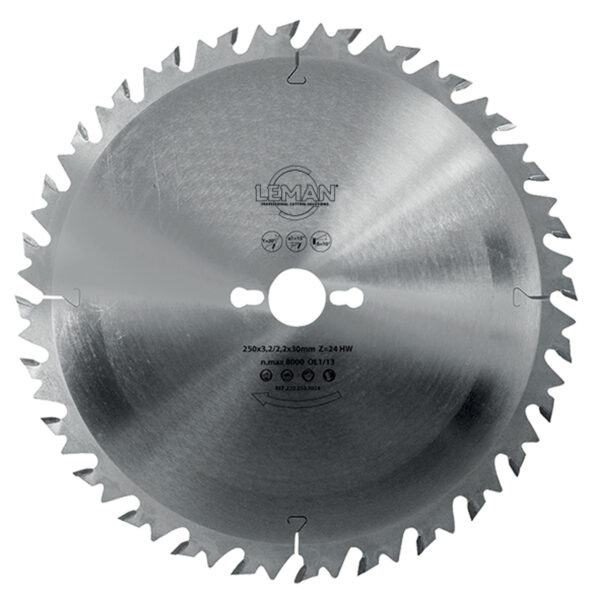 LAME CIRC.CARBURE D.600X30X40Z ALT.+A-R/DEBIT BOIS