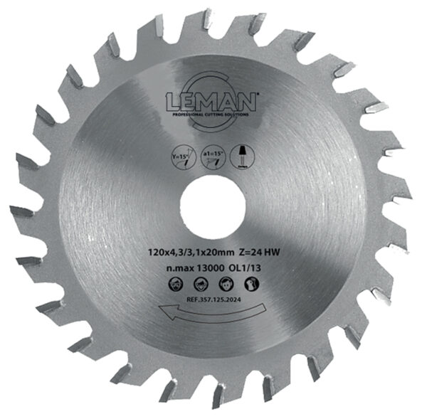 INCISEUR CONIQUE D120X3,1-4,2X22 24Z PLATE
