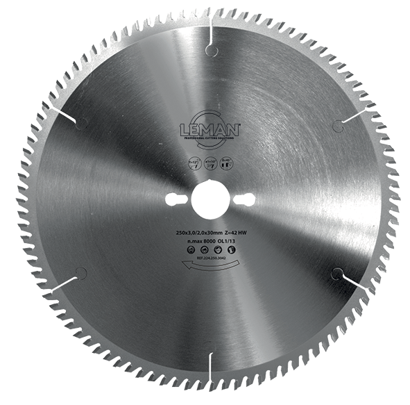 LAME CIRC.CARBURE D350X32X108Z TP POS / ALU