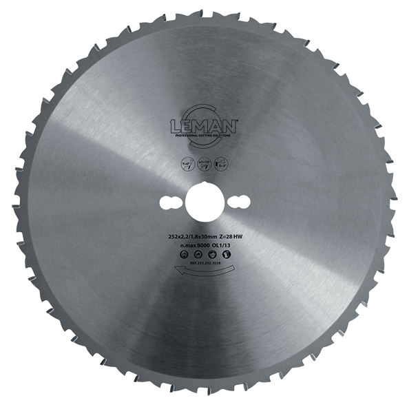LAME CIRC.CARBURE D252X2,2/1,8X30 28Z ALT. CHANTIER