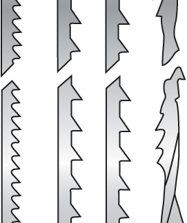 ASSORTIMENT 12 LAMES A CHANTOURNER BOUTS LISSES