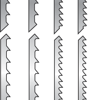 ASSORTIMENT 12 LAMES A CHANTOURNER A ERGOTS