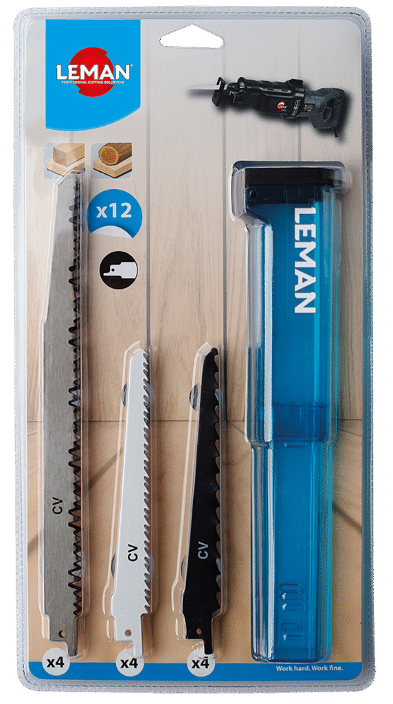 ASSORTIMENT 12 LAMES SCIE SABRE BOIS