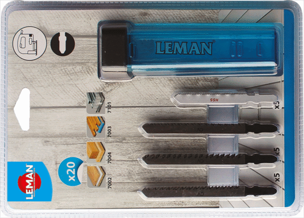 ASSORTIMENT 10 LAMES SCIE SAUTEUSE ATTACH.T