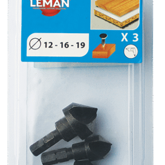 LOT DE 3 FRAISOIRS D12-16-19 EMMANCHEMENT 1/4