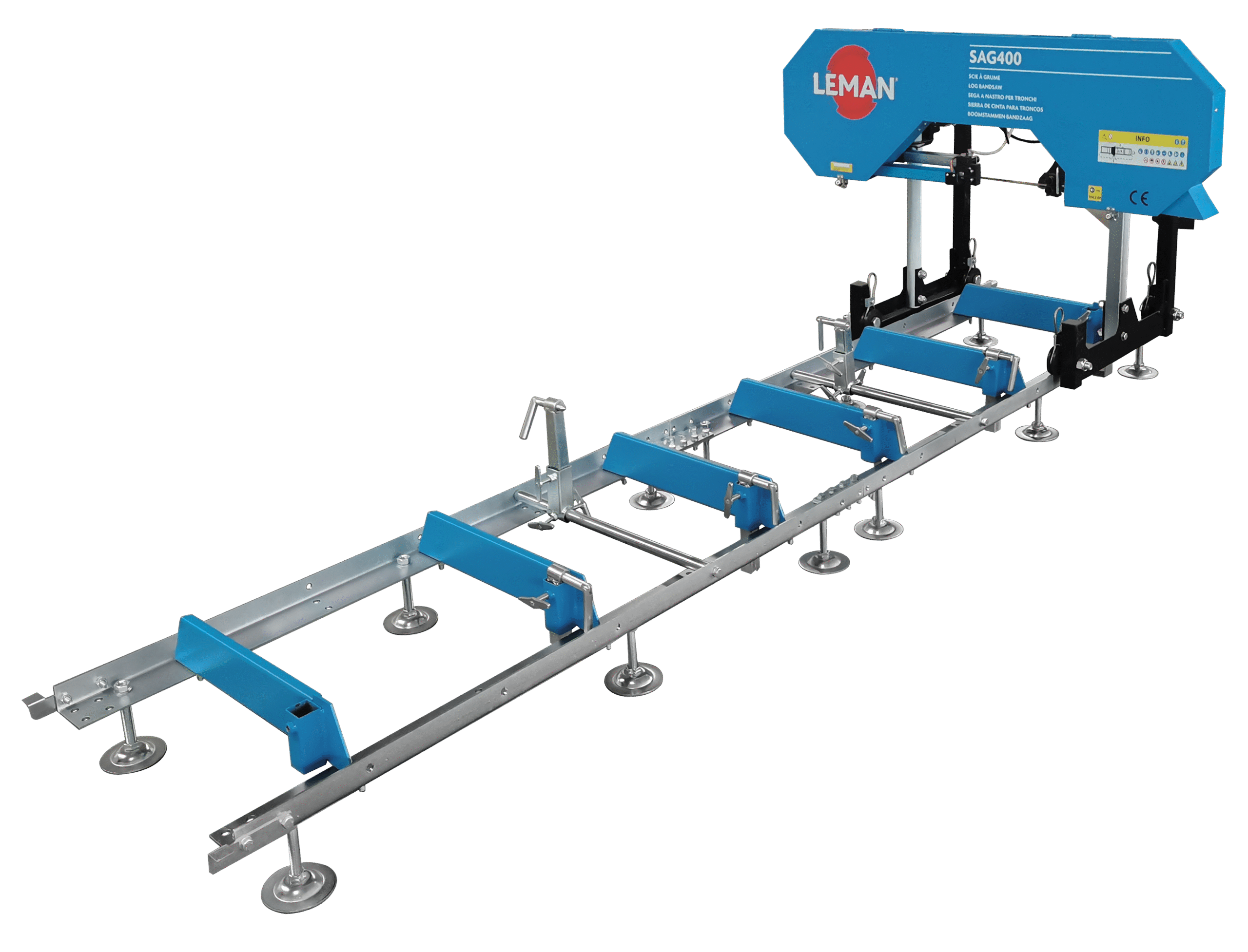 SCIE A GRUME 400MM BANC 1500MM+RALLONGE DE 1500MM