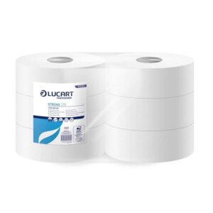 Papier hygiénique blanc maxi jumbo le colis de 6 - LUCART - Papier toilette et distributeur