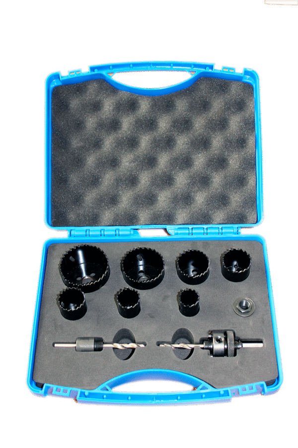 COFFRET 7 TREPANS BI-METAL COBALT 8% Ø24/27/32/35/40/52/60 « SPECIAL SERRURIER » – Image 2