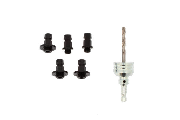 MANDRIN AUTO POUR TREPANS HSS BI-METAL + 5 ADAPTAT