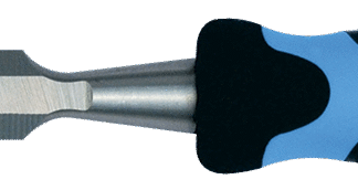 CISEAU A BOIS / MANCHE BI-MATIERE L. 6MM