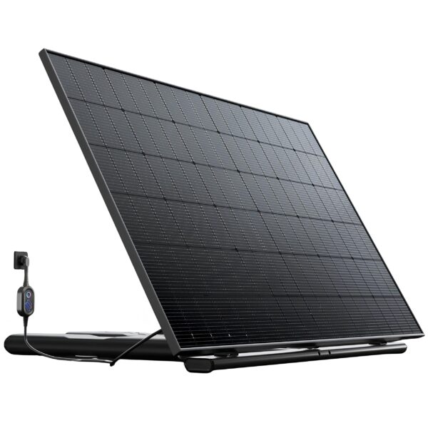 4 Stations Solaires 1740W – Kit Plug & Play – Micro-onduleurs & Pieds Prémontés + Prise Intelligente + 3 Câbles – Suivi Application – Image 7
