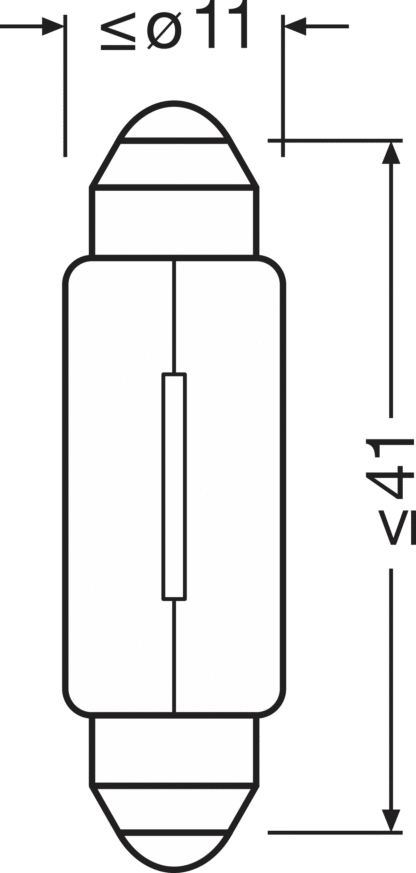 ORIGINAL base 41mm 10W SV8,5-8 12V BLI2 ECO PACKAGING – Image 3