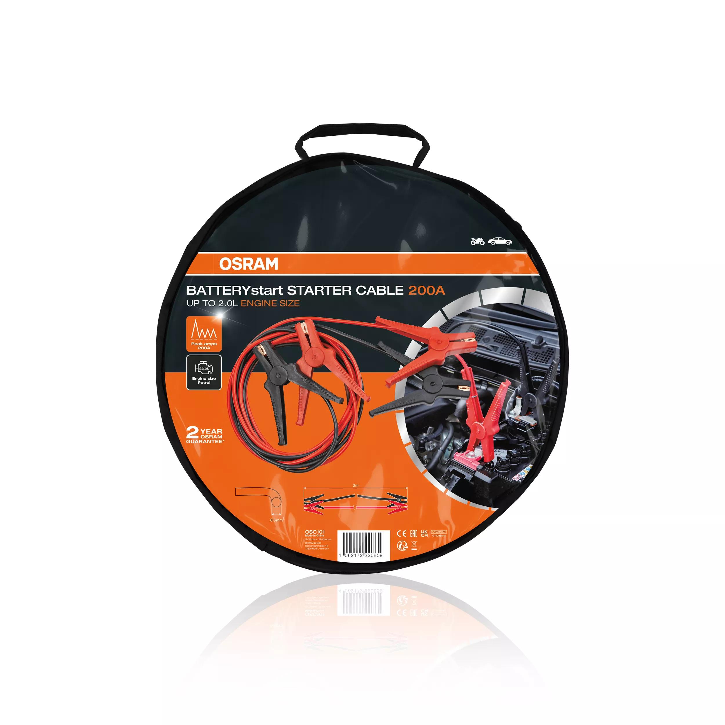 Câble de démarrage OSRAM STARTERcable, câble de démarrage 200 A, sac (1 pièce) – Image 4