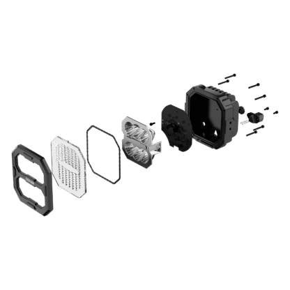 OSRAM Cube PX 1500 FLOOD, lampe de travail, 12/24 V, 6 000 K, boîte pliable (1 pièce) – Image 5