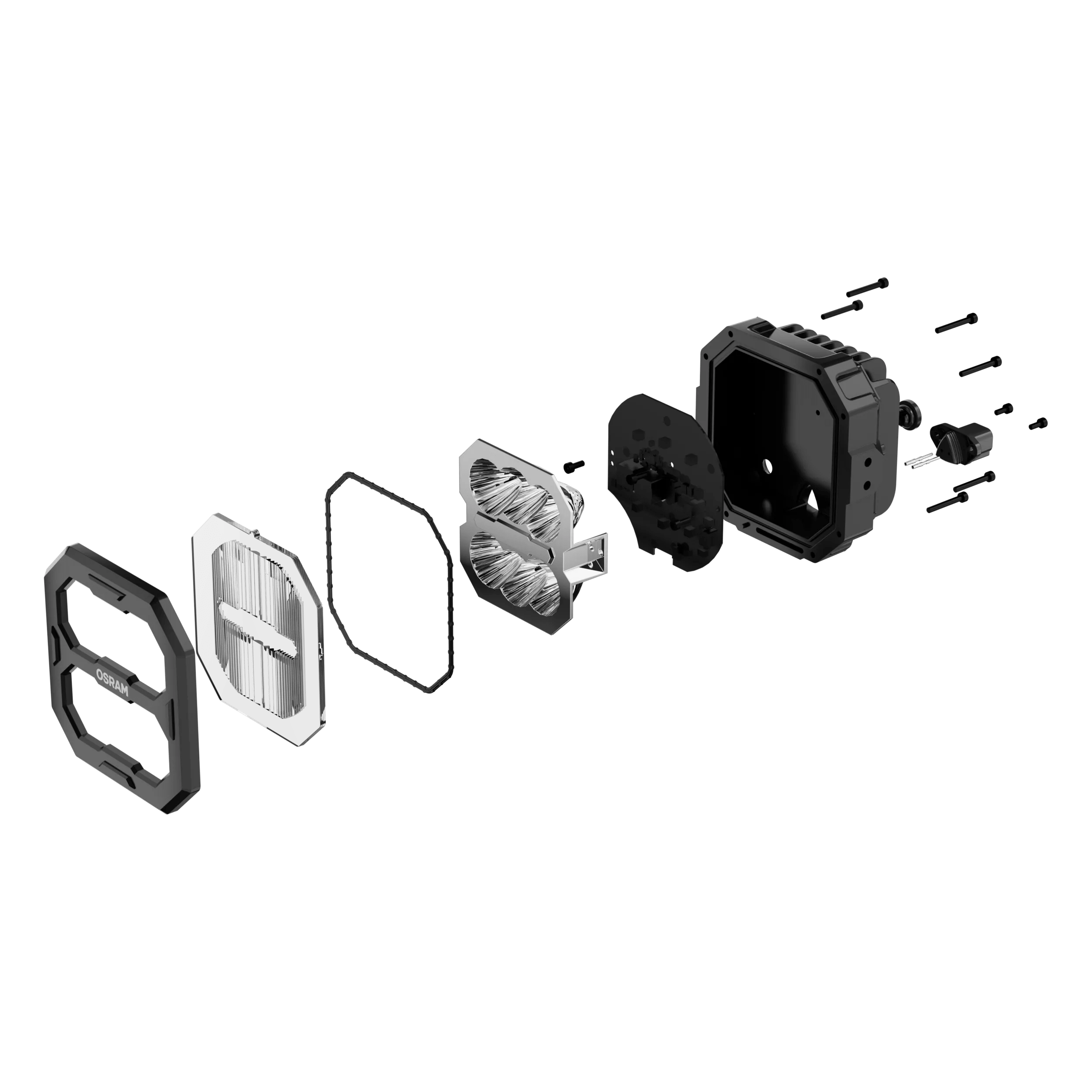 OSRAM Cube PX 3500 ULTRA WIDE, éclairage de travail, 12/24 V, 6 000 K, boîte pliable (1 pièce) – Image 4