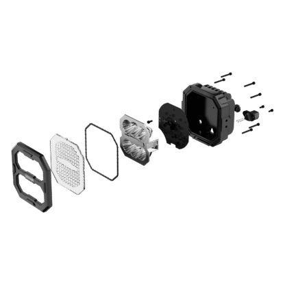 OSRAM Cube PX 1500 WIDE, éclairage de travail, 12/24 V, 6 000 K, boîte pliable (1 pièce) – Image 9