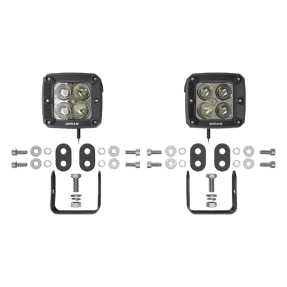 OSRAM Cube VX80-SP, <nbsp/> Application feux de route supplémentaires, 12/24 V, 6 000 K, BOÎTE PLIANTE (2 pièces)